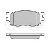 Колодки тормозные дисковые передний для HYUNDAI ACCENT(MC), i20(PB,PBT), ix20(JC) / KIA RIO(JB) <b>MEYLE 025 243 1717/W / MBP0569</b>