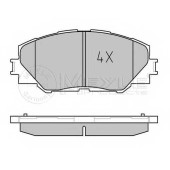 Колодки тормозные дисковые передний для TOYOTA AURIS(ADE15#, NDE15#, NRE15#, ZRE15#, ZZE15#), RAV 4(ACA3#, ACE#, ALA3#, GSA3#, ZSA3#) <b>MEYLE 025 243 3717 / MBP0575</b>