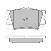 Колодки тормозные дисковые задний для TOYOTA RAV 4(ACA3#, ACE#, ALA3#, GSA3#, ZSA3#) <b>MEYLE 025 243 3815 / MBP0576</b>