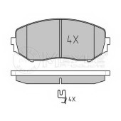 Колодки тормозные дисковые передний для SUZUKI GRAND VITARA(JT) <b>MEYLE 025 243 4617/W / MBP0577</b>
