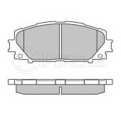 Колодки тормозные дисковые передний для TOYOTA YARIS(KSP13#, KSP9#, NCP13#, NCP9#, NHP13#, NLP13#, NSP13#, NSP9#, SCP9#, ZSP9#) <b>MEYLE 025 243 4717 / MBP0578</b>