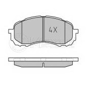 Колодки тормозные дисковые передний для SUBARU IMPREZA(GD,GG) <b>MEYLE 025 243 7217/W / MBP0586</b>