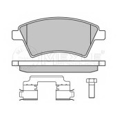 Колодки тормозные дисковые передний для FIAT SEDICI(FY#) / SUZUKI SX4(EY,GY) <b>MEYLE 025 243 9116/W / MBP0588</b>