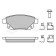 Колодки тормозные дисковые задний для FORD TRANSIT TOURNEO, TRANSIT <b>MEYLE 025 244 8617/W / MBP0606</b>
