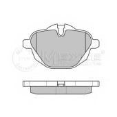 Колодки тормозные дисковые задний для BMW 5(F10,F11,F18), X3(F25), X4(F26), Z4(E89) <b>MEYLE 025 245 6118/PD / MBP0628PD</b>