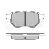 Колодки тормозные дисковые задний для TOYOTA AURIS, COROLLA, IQ, URBAN CRUISER, VERSO S, YARIS <b>MEYLE 025 246 1015/W / MBP0640</b>