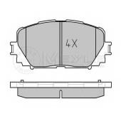 Колодки тормозные дисковые передний для TOYOTA YARIS(KSP13#, KSP9#, NCP13#, NCP9#, NHP13#, NLP13#, NSP13#, NSP9#, SCP9#, ZSP9#) <b>MEYLE 025 247 0817 / MBP0658</b>