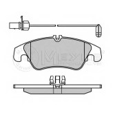 Колодки тормозные дисковые передний для AUDI A4(8K2, 8K5, 8KH, B8), A5(8F7, 8T3, 8TA), A6(4G2, 4G5, 4GC, 4GD, 4GH, 4GJ, C7), A7(4GA, 4GF), Q5(8R) <b>MEYLE 025 247 4319/W / MBP0662</b>