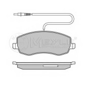 Колодки тормозные дисковые передний для CITROEN C8(EA#,EB#) / FIAT ULYSSE(179AX) / LANCIA PHEDRA(179) / PEUGEOT 807(E) <b>MEYLE 025 248 3919/W / MBP0668</b>