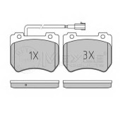 Колодки тормозные дисковые передний <b>MEYLE 025 248 5215/W / MBP0670</b>