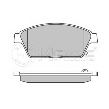 Колодки тормозные дисковые передний для CHEVROLET CRUZE, ORLANDO, TRACKER, VOLT / OPEL AMPERA, ASTRA GTC J, ASTRA, ZAFIRA <b>MEYLE 025 250 3418/W / MBP0687</b>-2