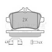 Колодки тормозные дисковые задний для MERCEDES GL(X166), M(W166) <b>MEYLE 025 252 1518 / MBP0847</b>