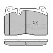 Колодки тормозные дисковые передний для AUDI Q5(8R) / PORSCHE MACAN(95B) <b>MEYLE 025 256 4316 / MBP0848</b>