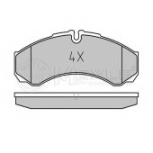 Колодки тормозные дисковые <b>MEYLE 025 291 2120 / MBP0718</b>