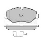 Колодки тормозные дисковые передний для MERCEDES SPRINTER(906), VIANO(W639), VITO(W639) / VW CRAFTER(2E#,2F#) <b>MEYLE 025 291 9220 / MBP0725</b>