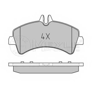 Колодки тормозные дисковые задний для MERCEDES SPRINTER(906) / VW CRAFTER(2E#,2F#) <b>MEYLE 025 292 1720 / MBP0727</b>