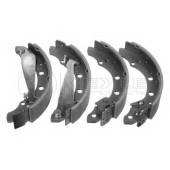 Комплект тормозных колодок задний для AUDI 80, 90, A2 / SKODA CITIGO, FABIA, FAVORIT Forman, FAVORIT, FELICIA / VW CADDY, FOX, GOLF, LUPO, PASSAT, POLO, UP, VENTO <b>MEYLE 114 042 0601 / MBS0021</b>
