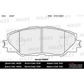 Колодки тормозные TOYOTA RAV 4 05> передние <b>MILES E100147</b>