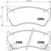 Колодки тормозные дисковые к-т 4 шт. <b>MINTEX MDB1760</b>