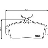 Колодки тормозные дисковые для NISSAN ALMERA(N16), PRIMERA(P11,WP11) <b>MINTEX MDB1818 / 23093</b>