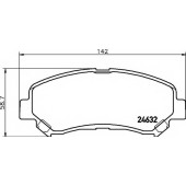 Колодки тормозные дисковые для NISSAN QASHQAI(J10,JJ10), X-TRAIL(T31) <b>MINTEX MDB2938 / 24632</b>