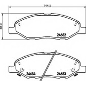 Колодки тормозные дисковые для NISSAN CUBE(Z11), LIVINA / GRAND LIVINA(L10,L11), MICRA(K12), NOTE(E11), TIIDA(C11X,SC11X), VERSA <b>MINTEX MDB3009 / 24682</b>