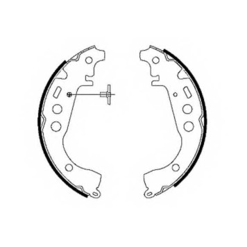 Комплект тормозных колодок для DAIHATSU CHARADE / TOYOTA ALLION, bB, CELICA, COROLLA, IQ, IST, OPA, PLATZ, PORTE, RAUM, VIOS/YARIS, WILL CYPHA, WILL VS, YARIS <b>MINTEX MFR459 / 98101 0535</b>