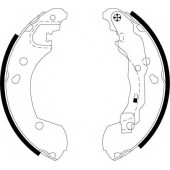 Комплект тормозных колодок для NISSAN MICRA, NOTE, TIIDA / RENAULT CLIO, MODUS, THALIA <b>MINTEX MFR535 / 98101 0626</b>