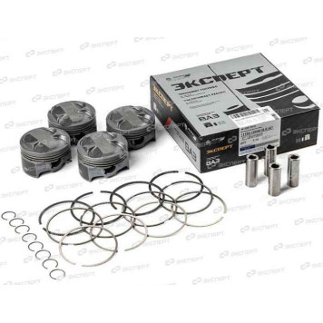 Поршневая группа ВАЗ 11194 (77,5) группа C с пальцами и кольцами <b>МОТОРДЕТАЛЬ ЭКСПЕРТ 11194-1004018-К-БР C</b>