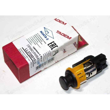Прикуриватель LADA Largus, Renault Logan в сборе с подсветкой 253312702R <b>МЗАТЭ-2 LL3725010-10</b>