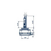 Лампа газоразрядная(ксеноновая) D1R 85В 35Вт NARVA Xenon 84011