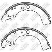 Комплект тормозных колодок задний для DAIHATSU CUORE(L7#), MOVE(L6#,L9#), SIRION(M1), YRV(M2) / TOYOTA DUET(M10#,M11#) <b>NiBK FN0036</b>