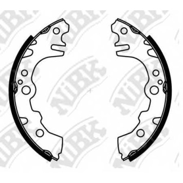 Комплект тормозных колодок задний для TOYOTA PASSO(#NC1#,#XC1#) <b>NiBK FN0042</b>