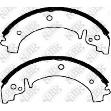 Комплект тормозных колодок задний для CHEVROLET NIVA / FIAT 238-SERIE(238#) <b>NiBK FN0503</b>