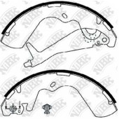 Комплект тормозных колодок задний для HYUNDAI GALLOPER(JK-01), H-1, PORTER <b>NiBK FN0595</b>