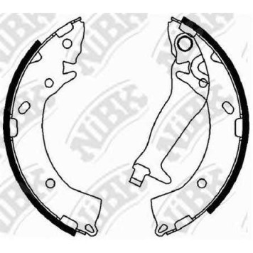 Комплект тормозных колодок задний для HYUNDAI GETZ(TB) <b>NiBK FN0609</b>