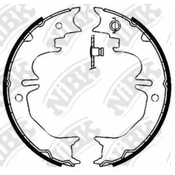 Комплект колодок стояночной тормозной системы NiBK FN0642