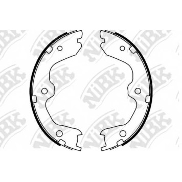 Комплект колодок стояночной тормозной системы NiBK FN0643