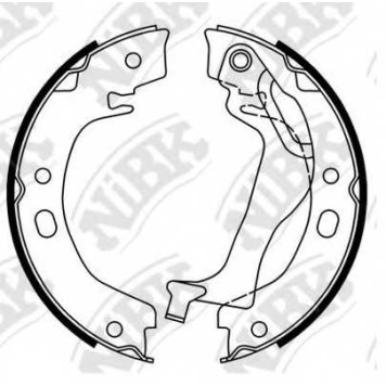 Комплект колодок стояночной тормозной системы NiBK FN0648