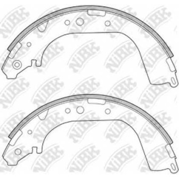 Комплект тормозных колодок задний <b>NiBK FN1179</b>