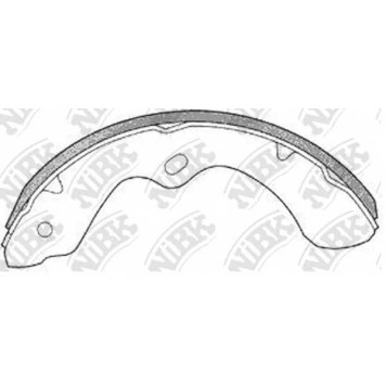Комплект тормозных колодок задний <b>NiBK FN1197</b>