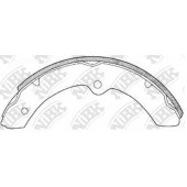 Комплект тормозных колодок задний <b>NiBK FN2292</b>