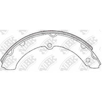 Комплект тормозных колодок задний <b>NiBK FN2295</b>