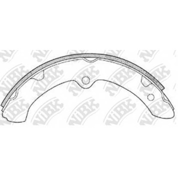 Комплект тормозных колодок задний <b>NiBK FN2296</b>