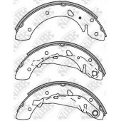 Комплект тормозных колодок задний для TOYOTA AVENSIS(#T22#) <b>NiBK FN2347</b>