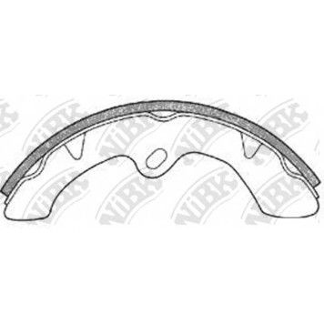 Комплект тормозных колодок задний <b>NiBK FN3334</b>
