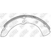 Комплект тормозных колодок задний <b>NiBK FN3336</b>