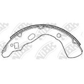 Комплект тормозных колодок задний для KIA PRIDE(DA) / MAZDA 121(DA) <b>NiBK FN3369</b>