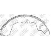 Комплект тормозных колодок задний для KIA CARENS(FC,FJ), CLARUS(GC,K9A) / MAZDA 626(GE) <b>NiBK FN3386</b>