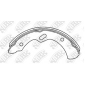 Комплект тормозных колодок передний <b>NiBK FN3419</b>
